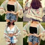 Kimono-manches-chauve-souris-pour-femmes-Cardigan-franges-fleurs-style-Boho-la-mode-nouvelle-collection