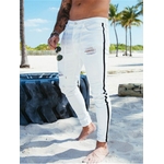 Jean-Slim-d-chir-blanc-pour-homme-pantalon-crayon-rayures-lat-rales-Streetwear-moto-Hip-Hop