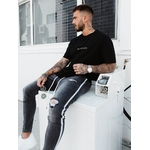 Jean-Slim-d-chir-blanc-pour-homme-pantalon-crayon-rayures-lat-rales-Streetwear-moto-Hip-Hop