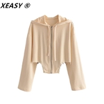 XEASY-sweat-capuche-manches-longues-pour-femme-haut-d-contract-avec-ourlet-irr-gulier-et-fermeture