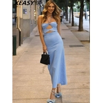 XEASY-robe-longue-d-t-pour-femmes-Sexy-dos-nu-v-tements-Vintage-tenue-Chic-et