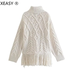 XEASY-pull-col-roul-et-manches-longues-pour-femme-chandail-Vintage-blanc-collection-hiver-2021