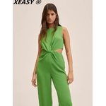 XEASY-combinaison-une-pi-ce-pour-femmes-Sexy-ajour-e-verte-l-gante-jambes-larges-tenue