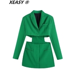 XEASY-robe-Blazer-pour-femmes-Sexy-ajour-e-manches-longues-Vintage-l-gante-v-tements-d