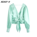 XEASY-chemisier-en-Satin-manches-longues-pour-femmes-l-gant-Sexy-dos-nu-col-en-V