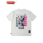 T-shirt-manches-courtes-pour-hommes-style-Hip-Hop-Streetwear-Harajuku-ample-pour-Couples-surdimensionn-en