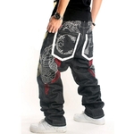 Jean-Vintage-Style-Hip-Hop-pour-homme-pantalon-ample-en-Denim-Style-Baggy-coupe-ample-avec