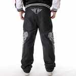 Pantalon-en-Denim-pour-homme-Streetwear-ample-surdimensionn-style-Hip-Hop-d-contract-avec-broderie-de