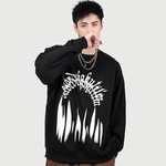 Sweat-Shirt-noir-en-coton-pour-hommes-Streetwear-lettre-graphique-Harajuku-pull-automne-couple-hip-hop