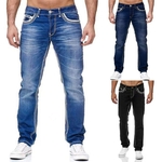 Jean-droit-d-lav-sans-trous-pour-homme-pantalon-Long-en-Denim-style-Boyfriend-Streetwear-ample