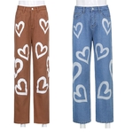 Jean-Vintage-imprim-coeur-pour-femme-pantalon-Baggy-taille-haute-style-Harajuku-Streetwear-Denim-ann-es