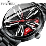 FNGEEN-montre-de-course-pour-hommes-Design-personnalis-Super-voiture-jante-acier-inoxydable-noir-r-tro