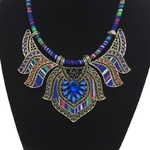 Collier-ras-du-cou-avec-bavoir-pais-style-boh-me-indien-africain-gyptien-Tribal