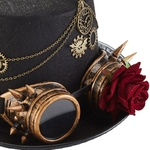 Steampunk-chapeau-avec-lunettes-pour-homme-Vintage-Jazz-Gay-gothique-d-guisement-d-halloween-f-te