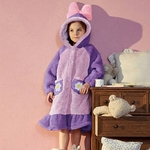 Ensemble-pyjama-Disney-pour-enfants-v-tements-d-hiver-en-flanelle-doux-et-chaud-chemise-de