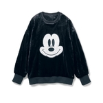 Sweat-shirt-Mickey-Mouse-pour-enfants-pull-en-polaire-manches-longues-v-tements-avec-bandeau-automne