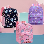 Sac-dos-d-cole-primaire-pour-filles-joli-sac-dos-Double-paule-motif-licorne-motif-Floral