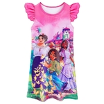 Disney-robe-princesse-Encanto-pour-filles-tenue-d-t-mignonne-v-tements-pour-enfants-pyjamas-pour