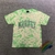T-Shirt-surdimensionn-pour-hommes-et-femmes-teinture-par-nouage-vert-de-haute-qualit