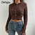 Darlingaga-Cardigan-court-capuche-pour-femme-Vintage-mode-marron-Crochet-boutons-pull-ajour-solide-veste-de