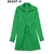 XEASY-Mini-robe-en-Satin-manches-longues-pour-femme-tenue-d-t-Sexy-Vintage-verte-Chic