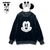 Sweat-shirt-Mickey-Mouse-pour-enfants-pull-en-polaire-manches-longues-v-tements-avec-bandeau-automne