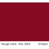 Coloris Rouge Rubis RAL3003