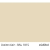 Coloris Ivoire Clair RAL1015