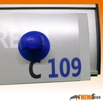 Plaque Strato pvc et etiquette