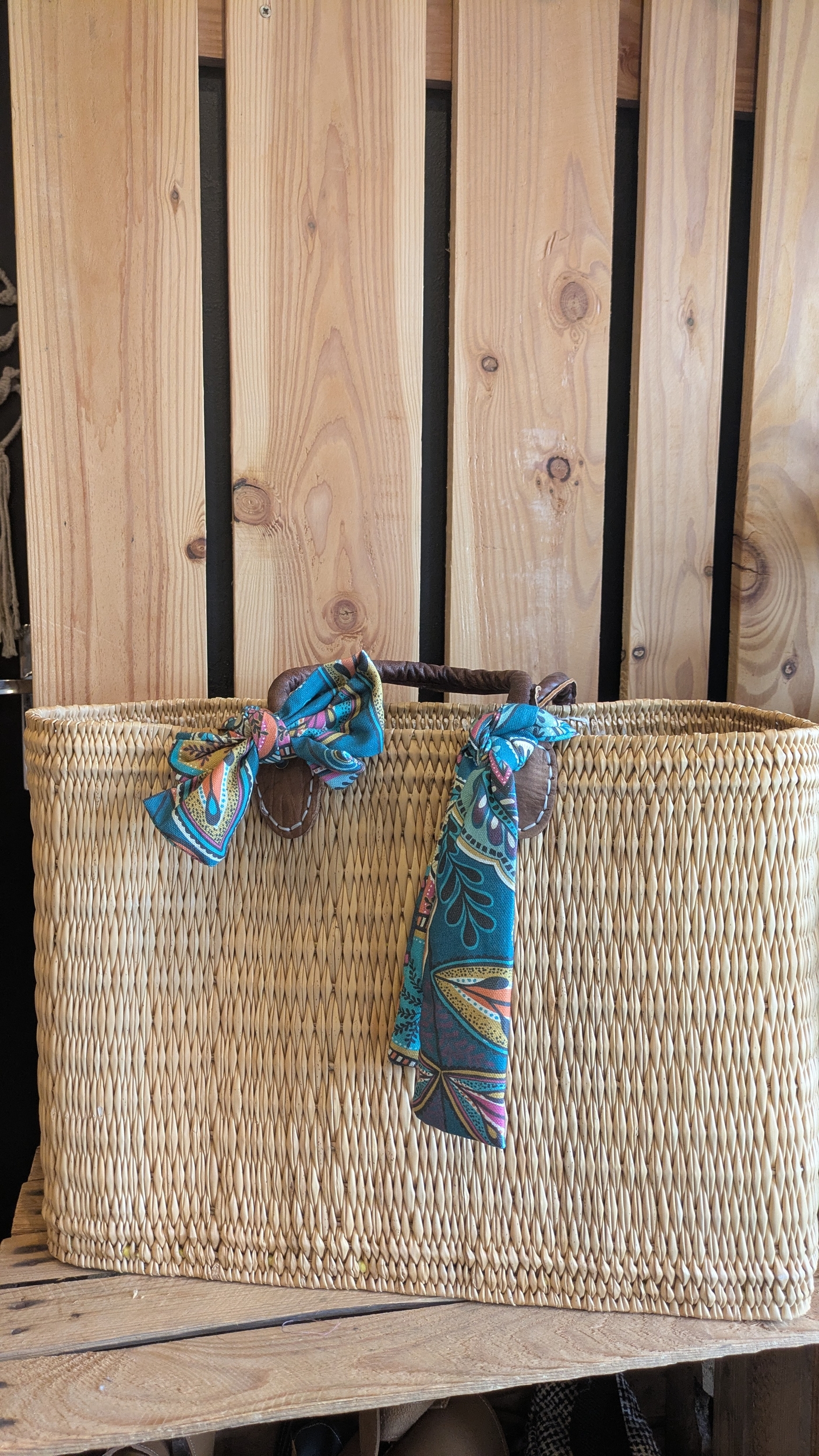 panier raphia