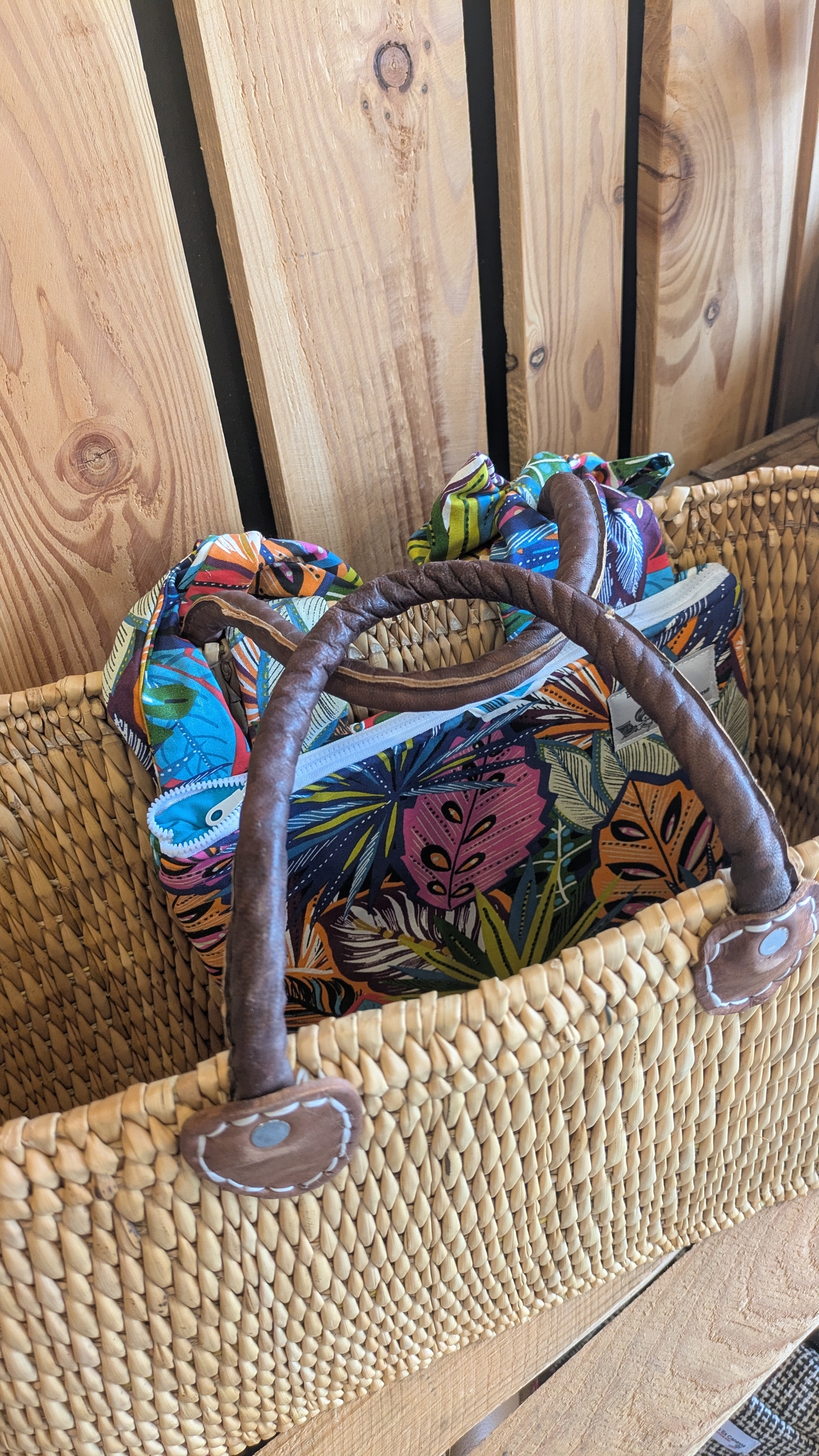 panier raphia