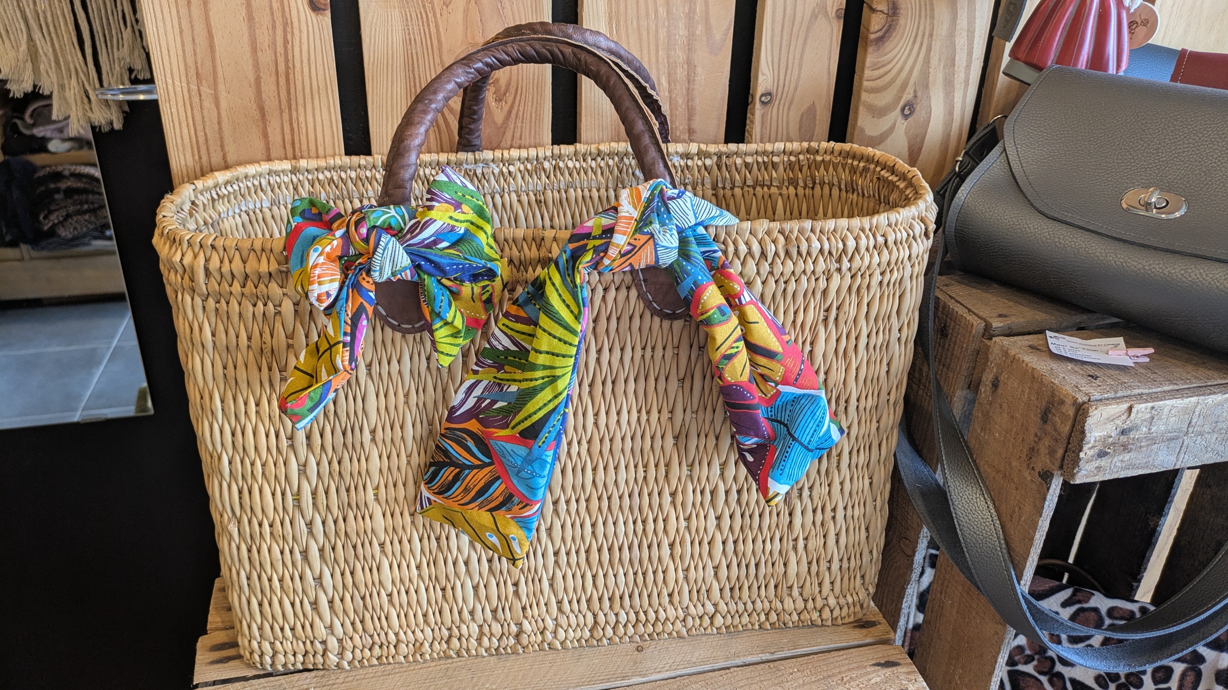 panier raphia