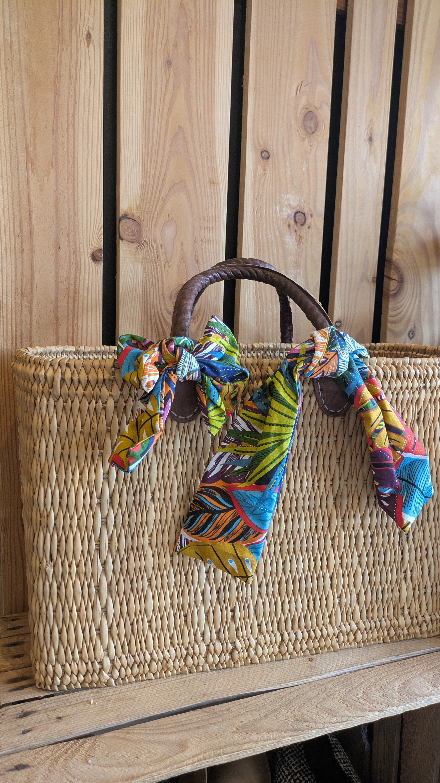 panier raphia