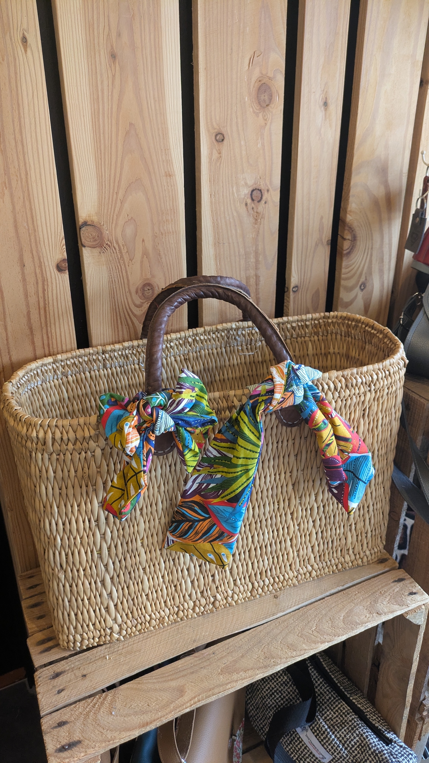 panier raphia
