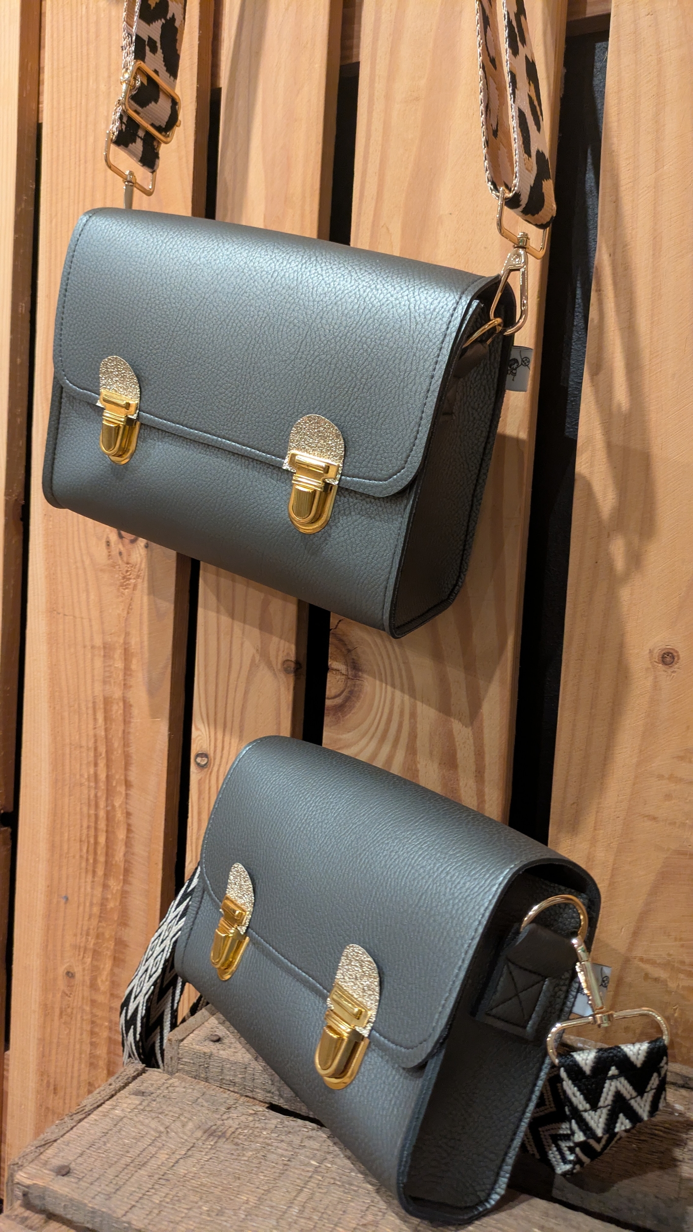 Cartable gris