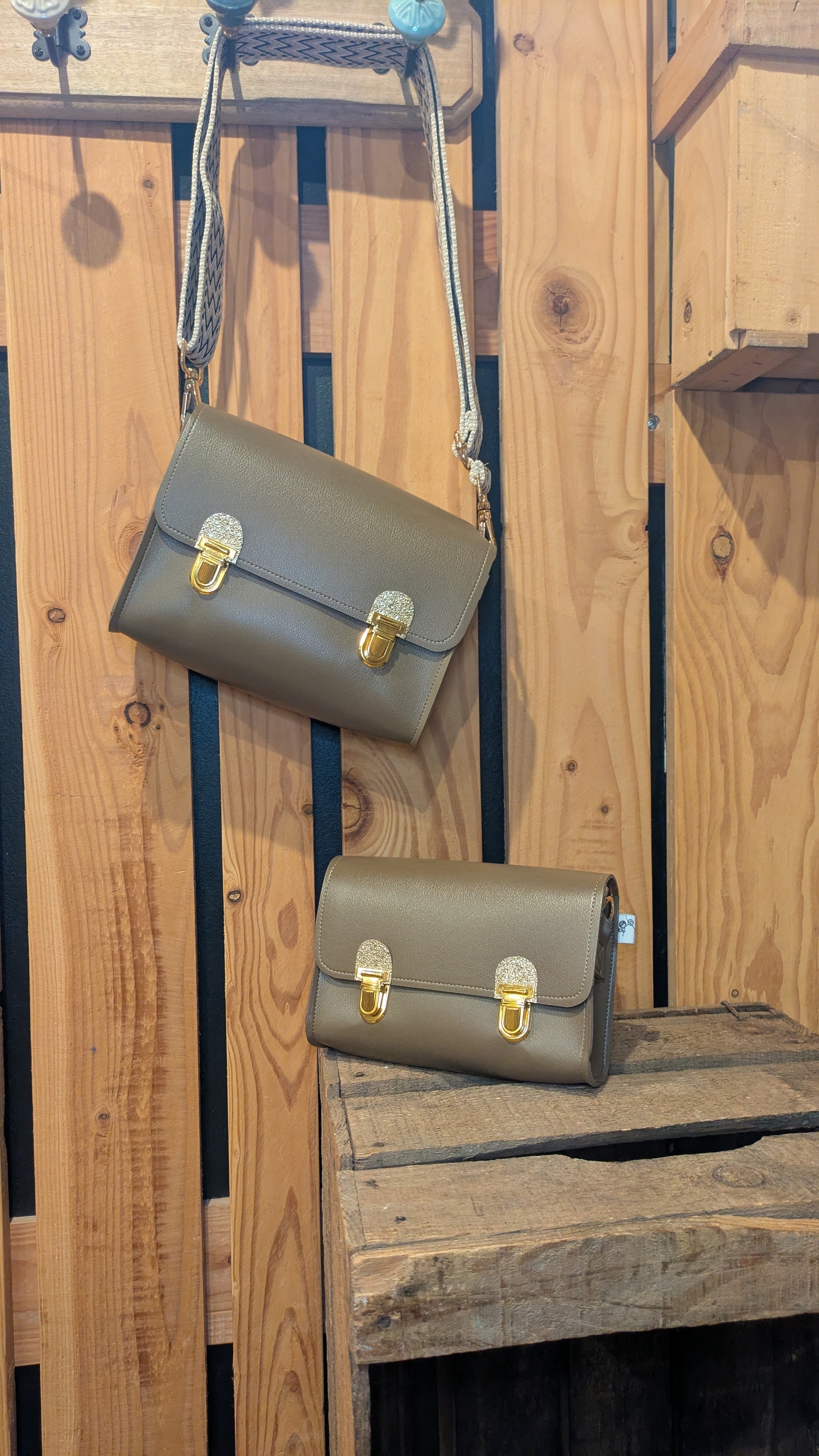 Cartable taupe