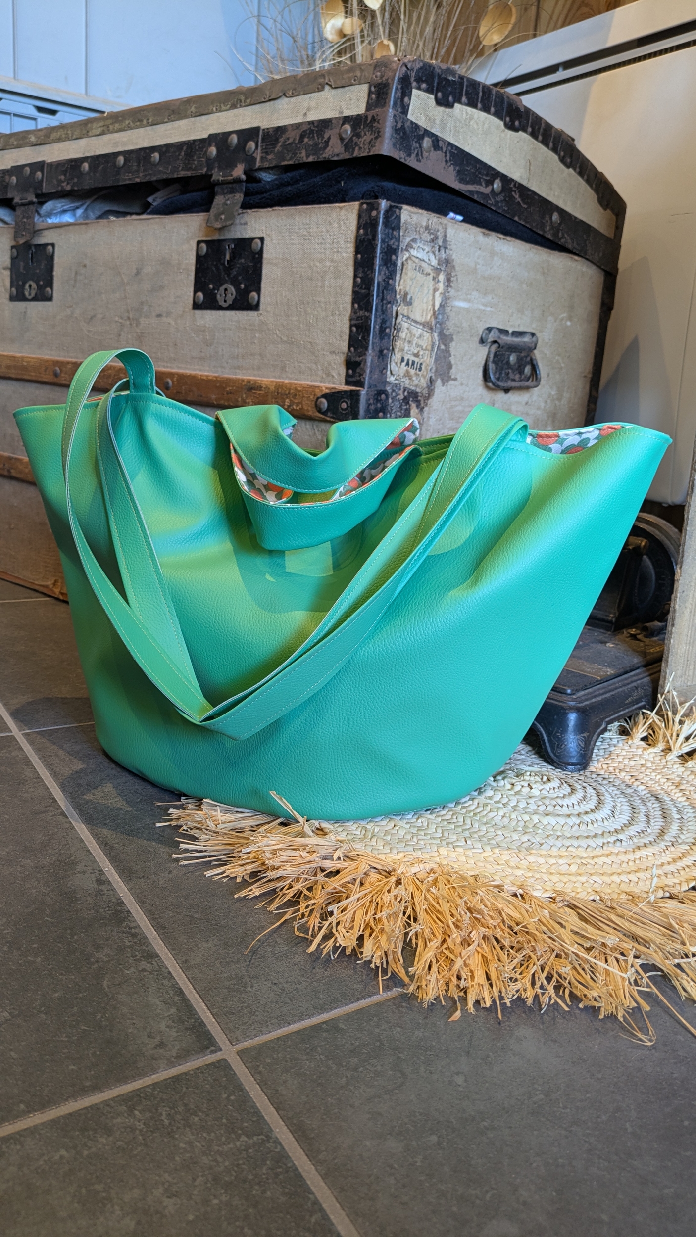 Sac Panier vert
