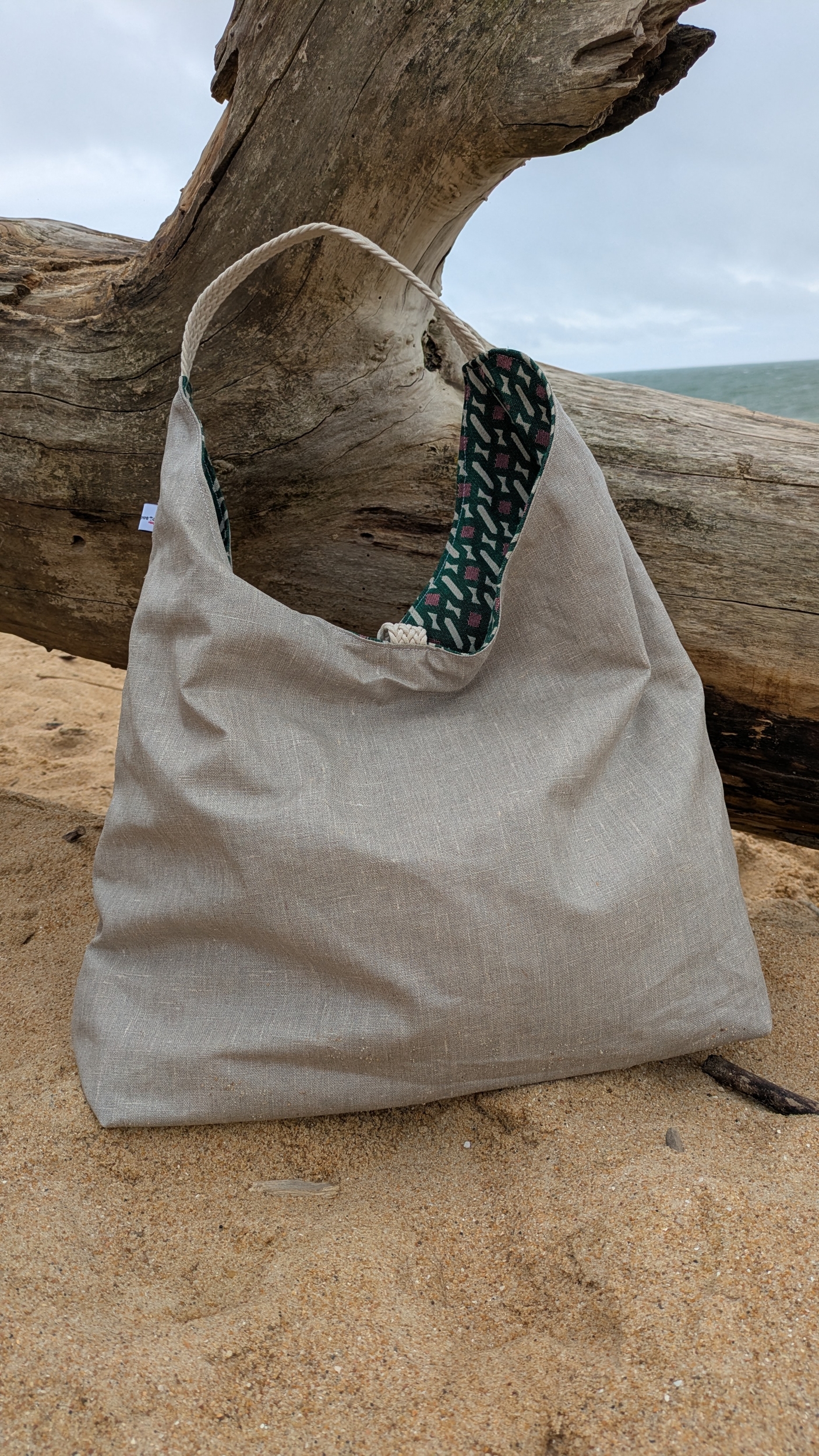 Sac Bohème réversible brillant