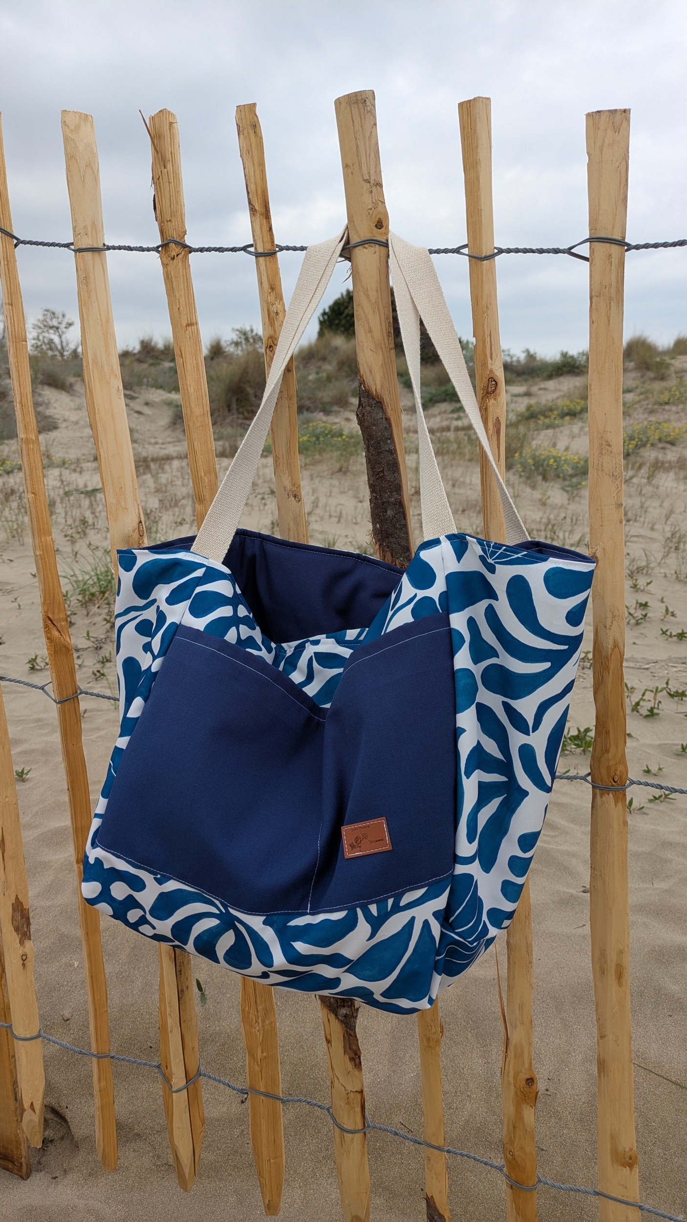 Méga sac pile ou face Marine