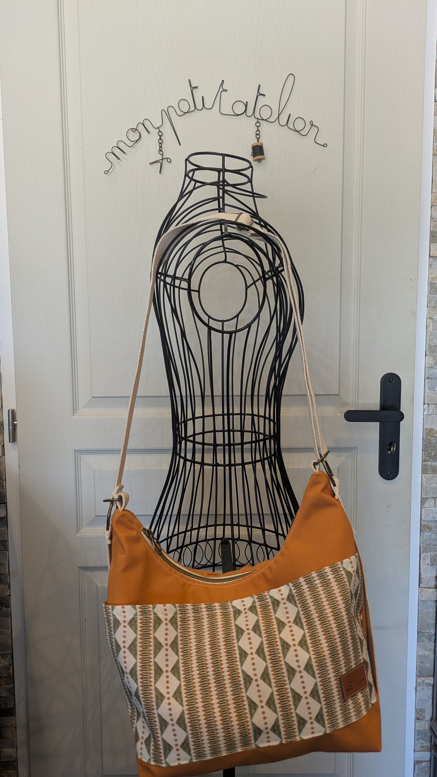 Mini sac 3 en 1 Ta moko orangé