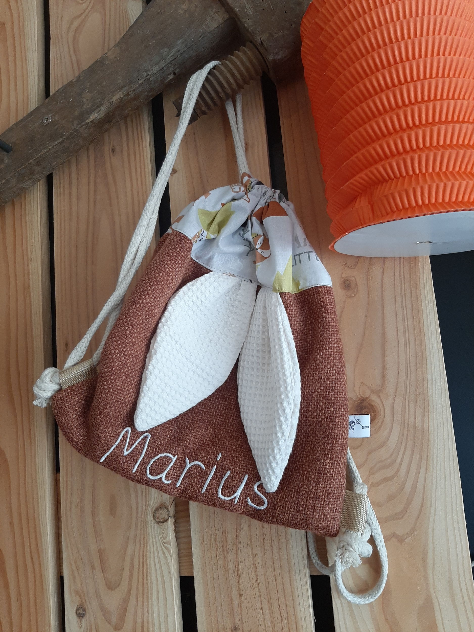 petit sac à dos enfant brodé