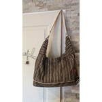 Sac 3 en 1 rayé marron