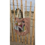 Méga sac pile ou face géom rose