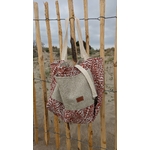 Méga sac pile poil terracotta