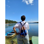 Sac 3 en 1 géom bleu