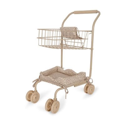 Poupée Bébé Poussette Chariot Pliable avec Poupée pour 12 Pouces Poupée  Mini Poussette Jouets Cadeau Rose Couleur: 2239c-01 Chariot en Plastique +  Poupée 