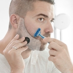 Moule pour rasage barbe coupe
