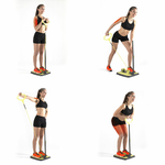 Plateforme Fitness Fessier et Jambes exercices bras