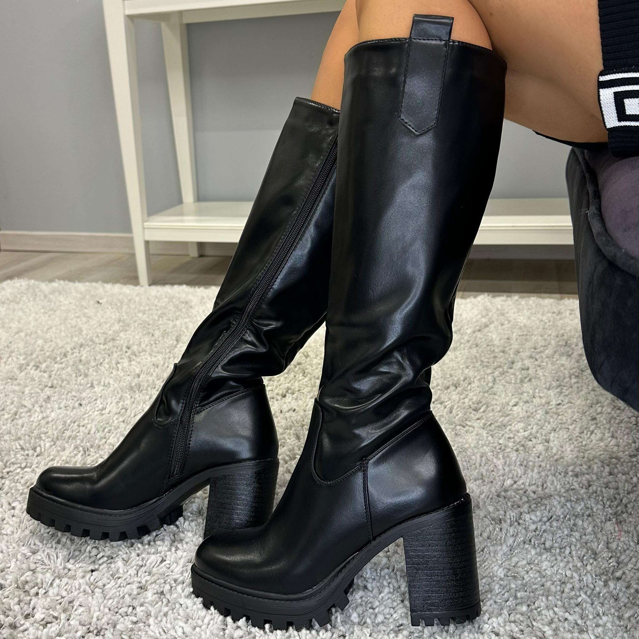 Boots hotsell simili cuir