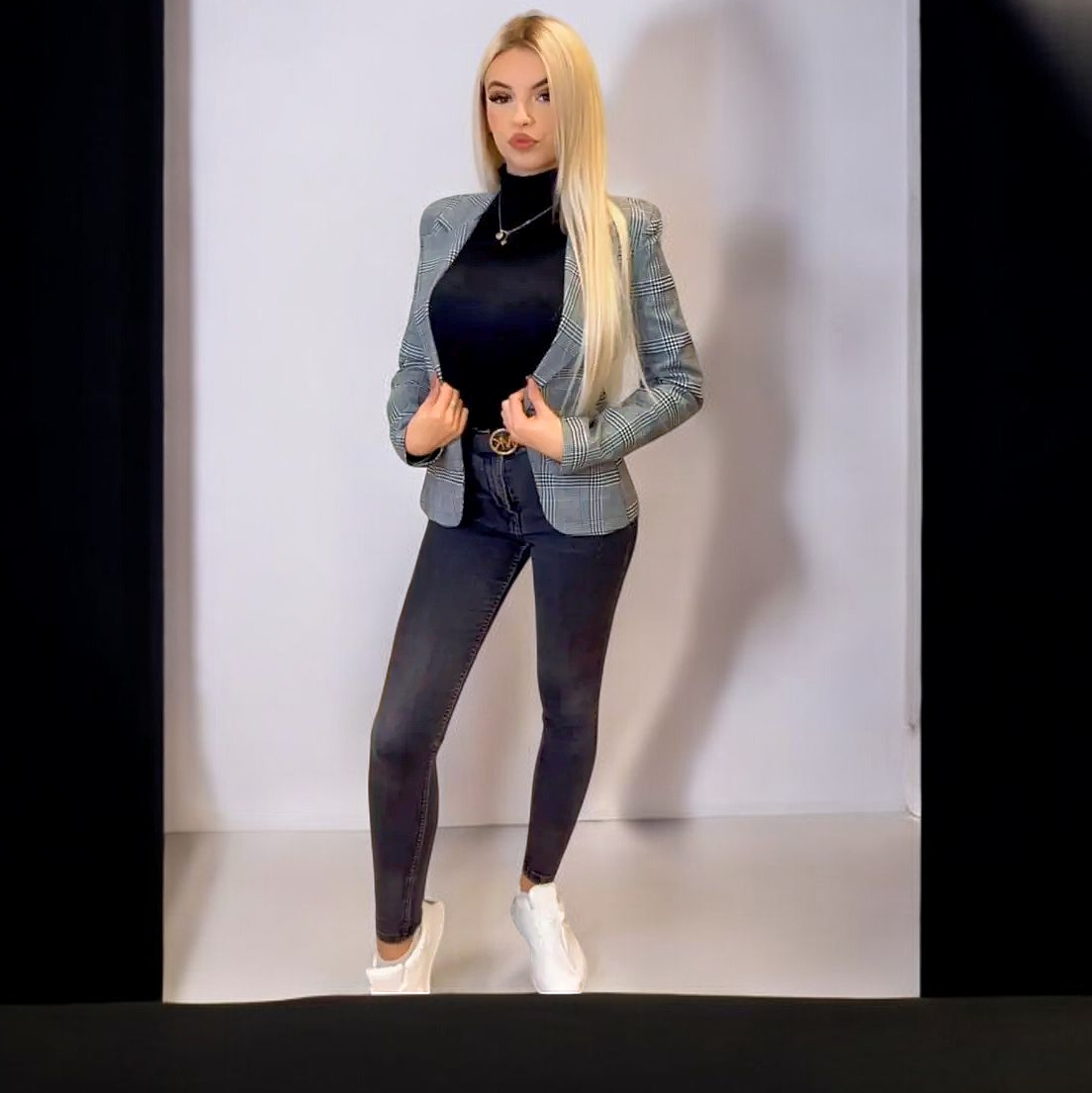 blazer gris